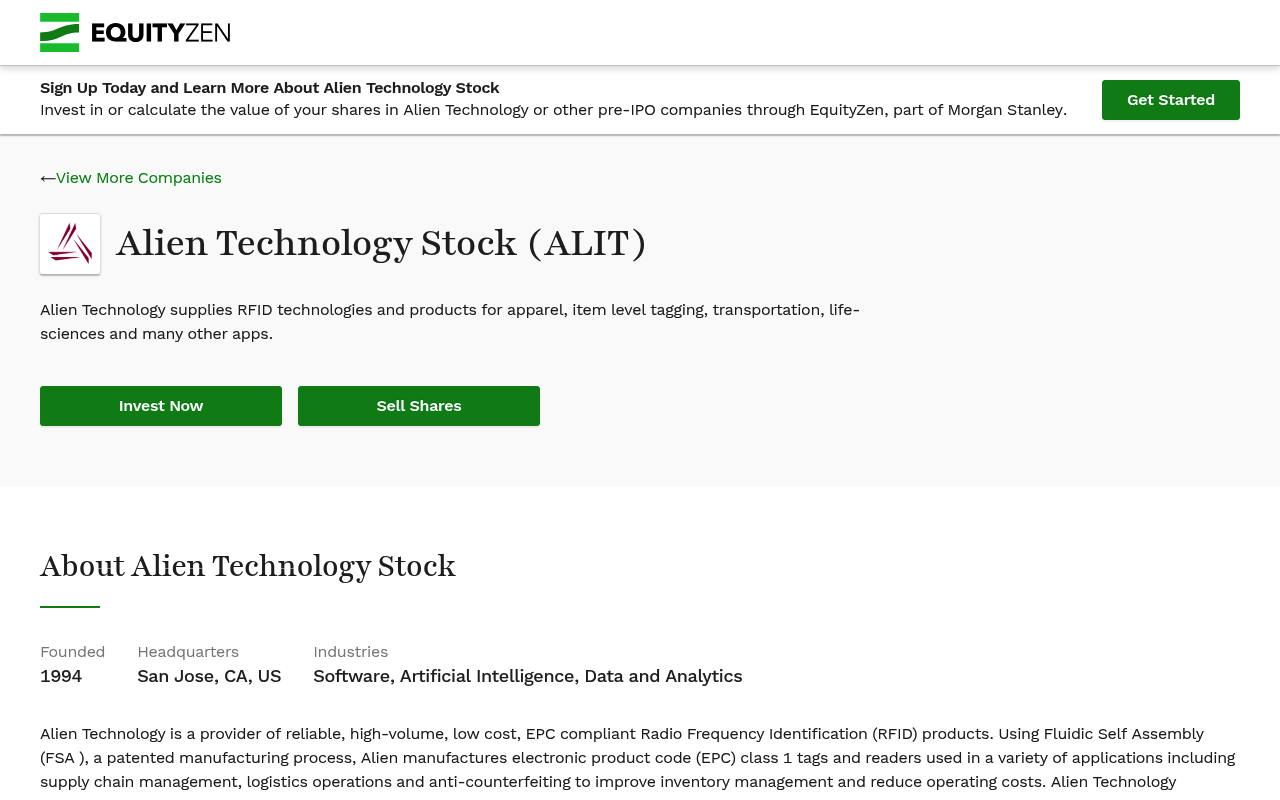 Alientechnology screenshot