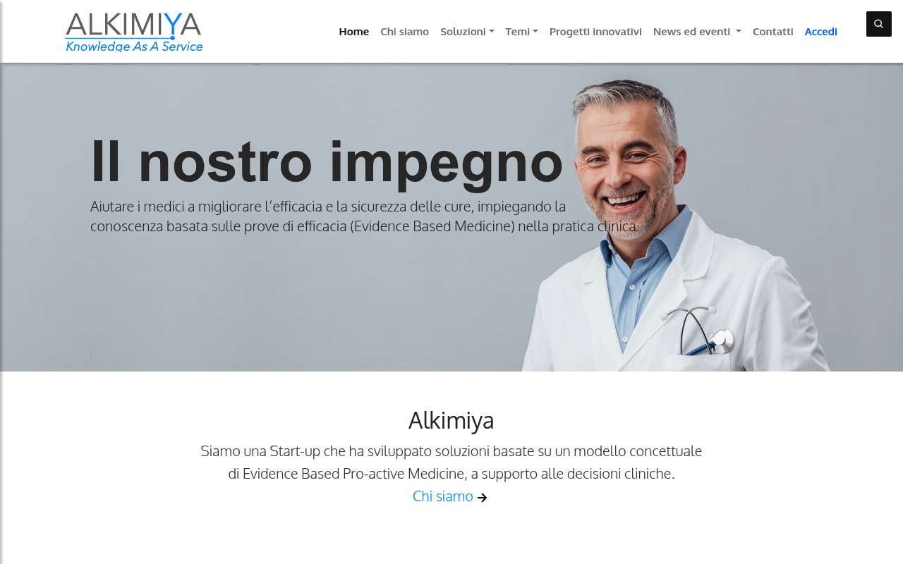 Alkimiya website screenshot