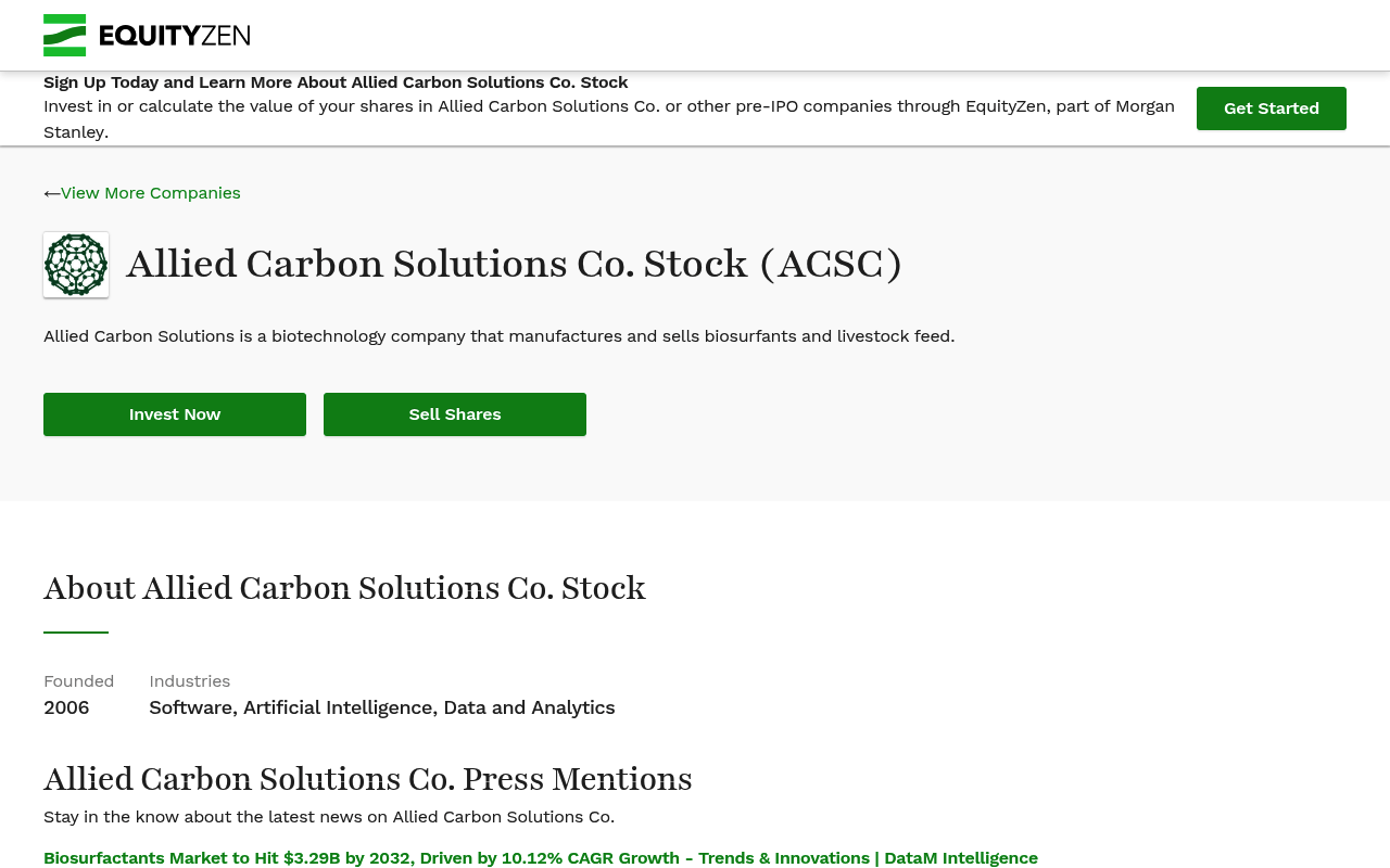 Alliedcarbonsolutionsco screenshot