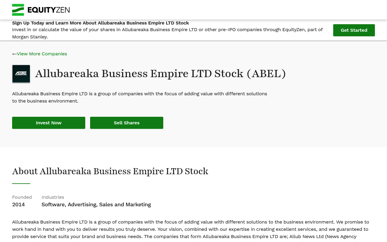 Allubareakabusinessempireltd screenshot