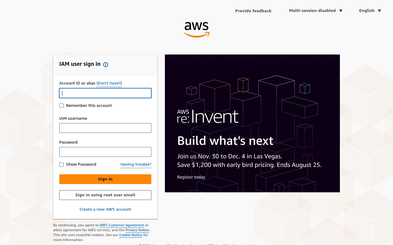 Amazon Fargate screenshot
