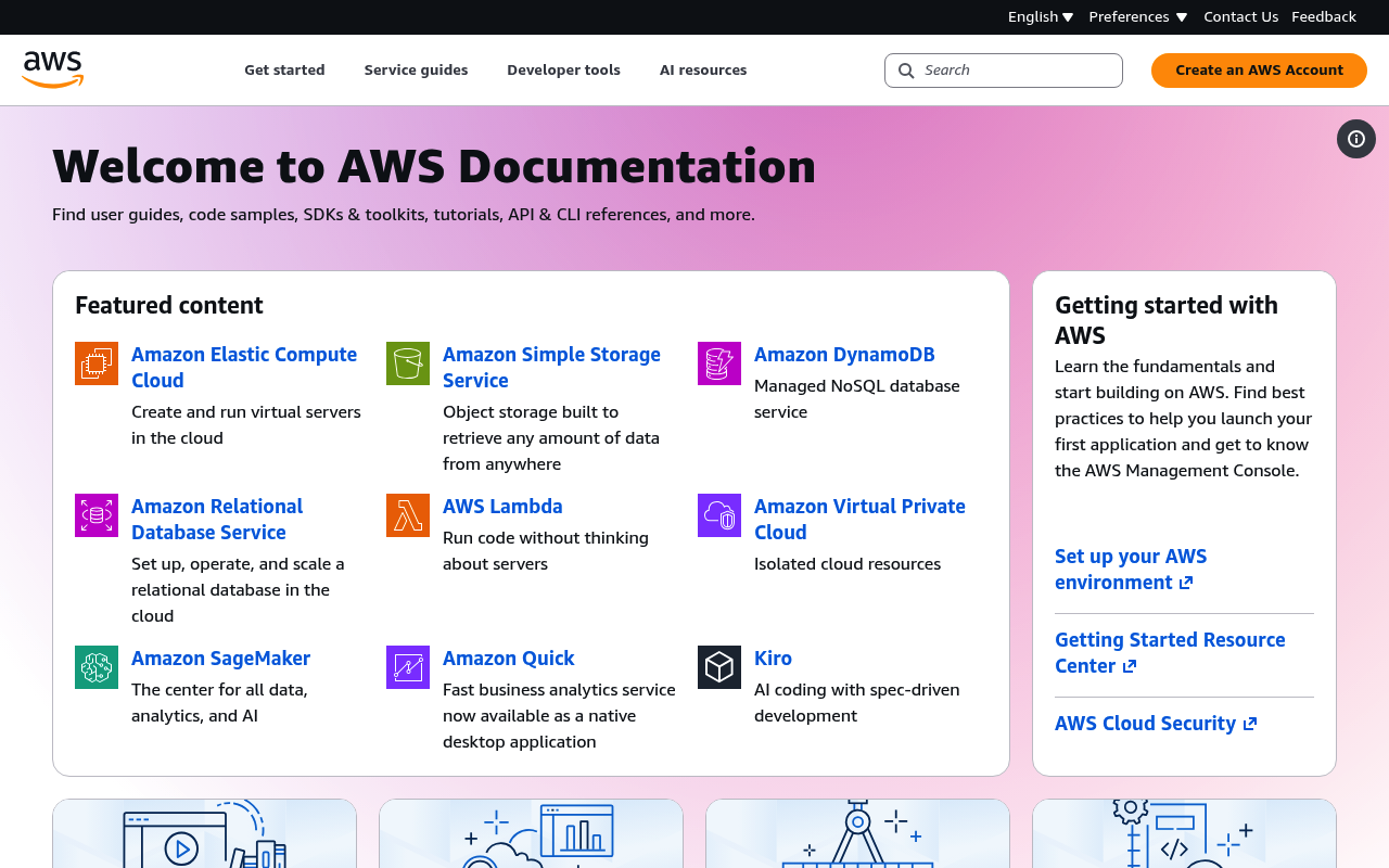 Amazon Lex website screenshot