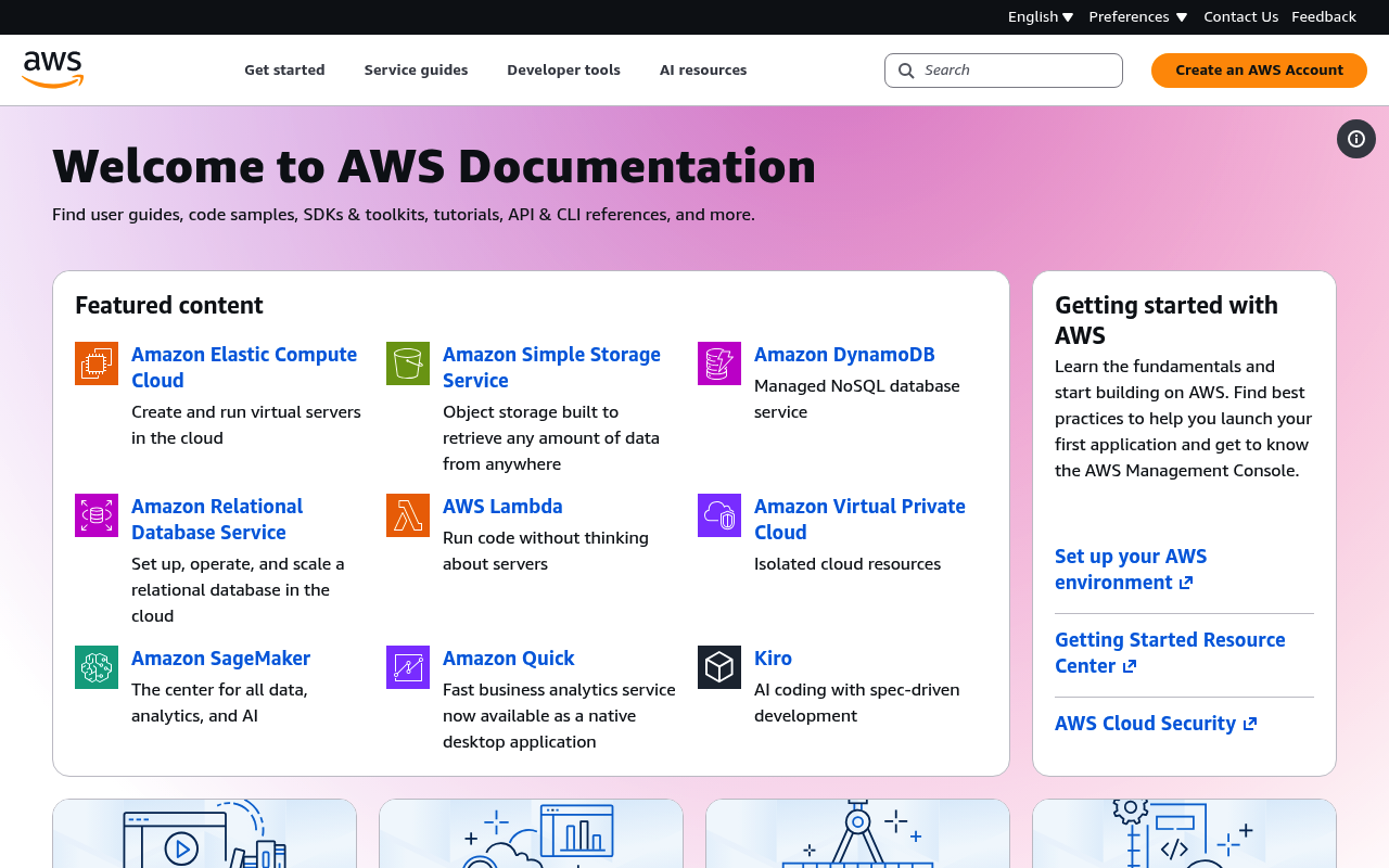 Amazon Nova website screenshot