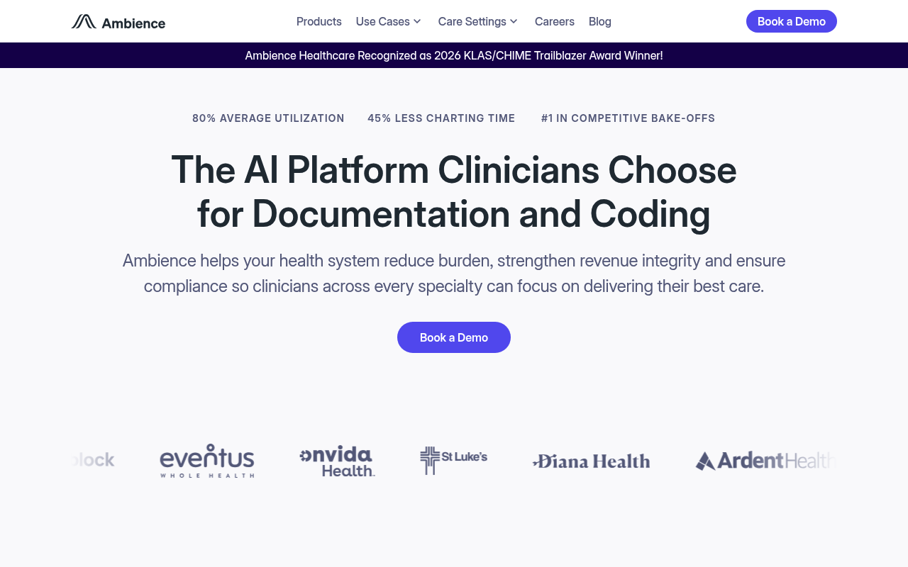 Ambience Healthcare screenshot