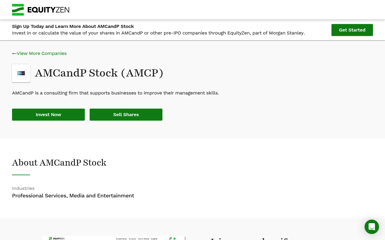 Amcandp screenshot