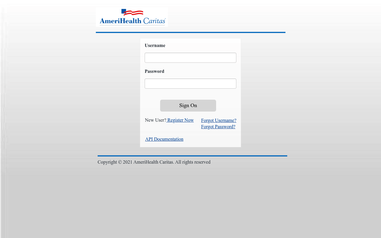 AmeriHealth Caritas screenshot