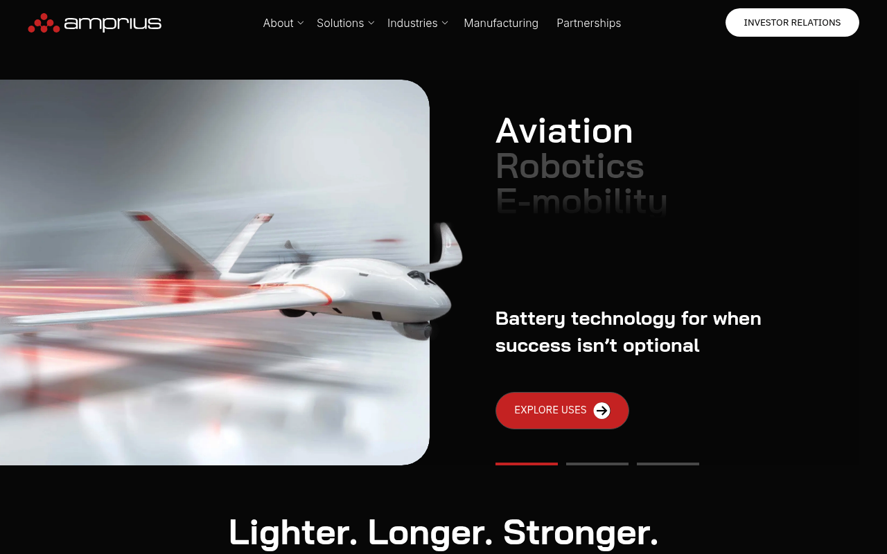 Amprius Technologies screenshot