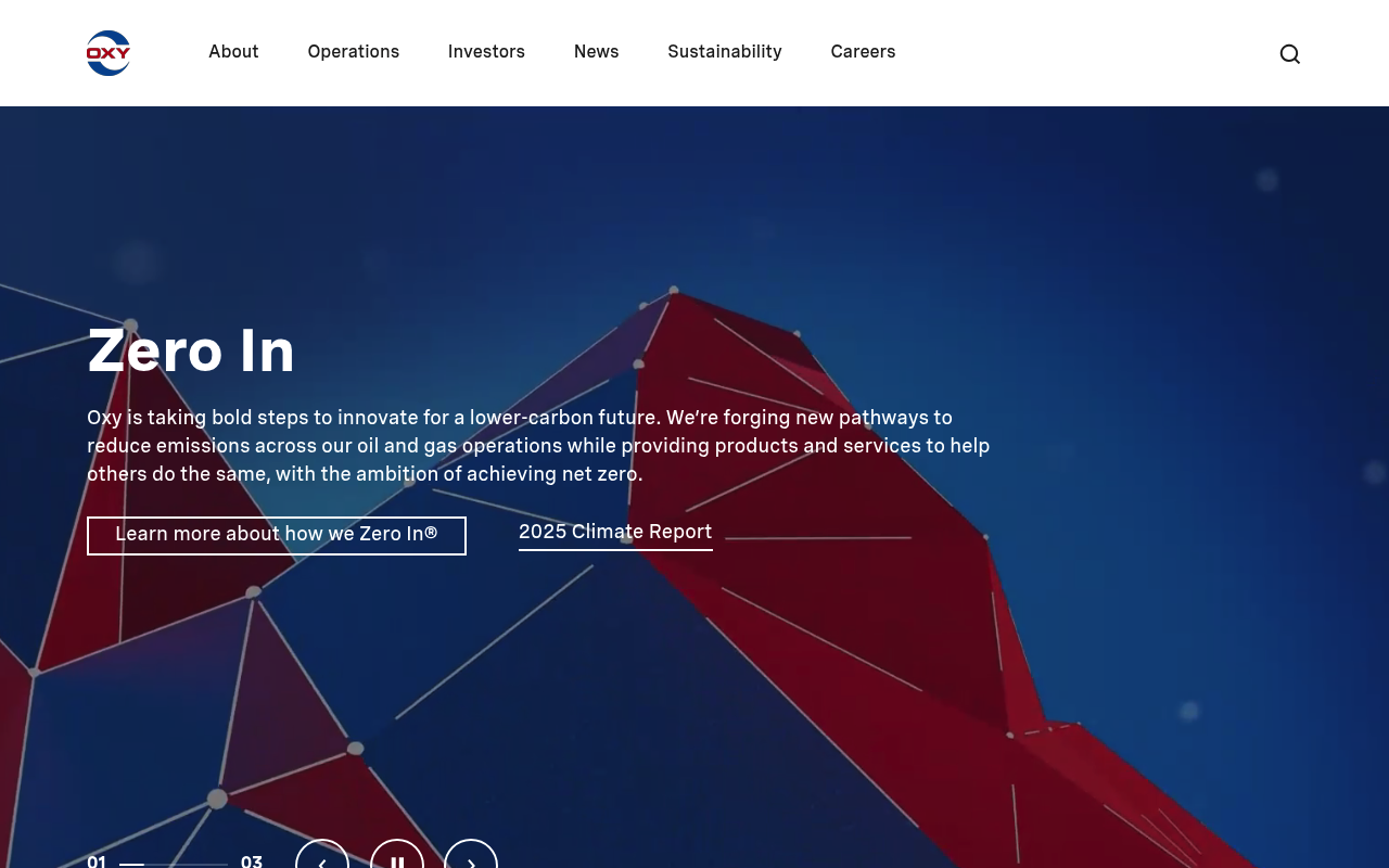 Anadarko Petroleum screenshot