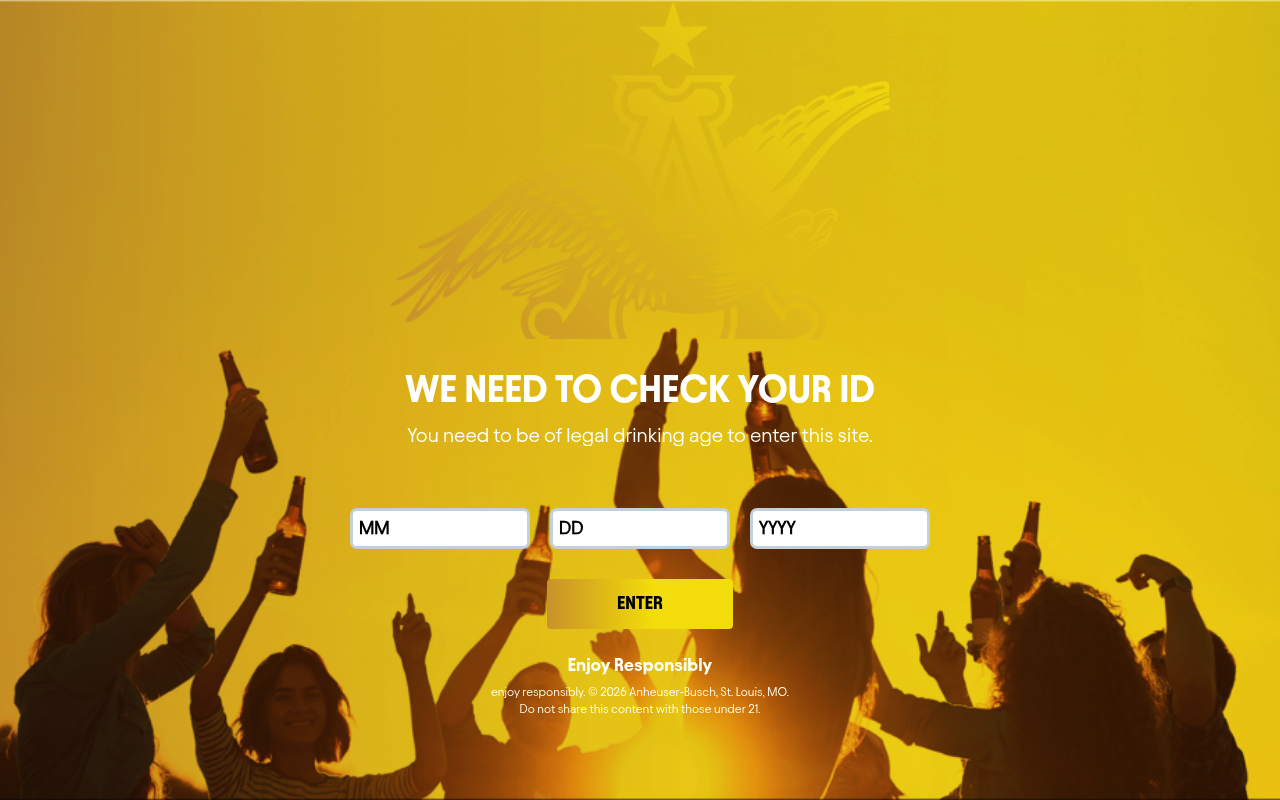 Anheuser-Busch screenshot