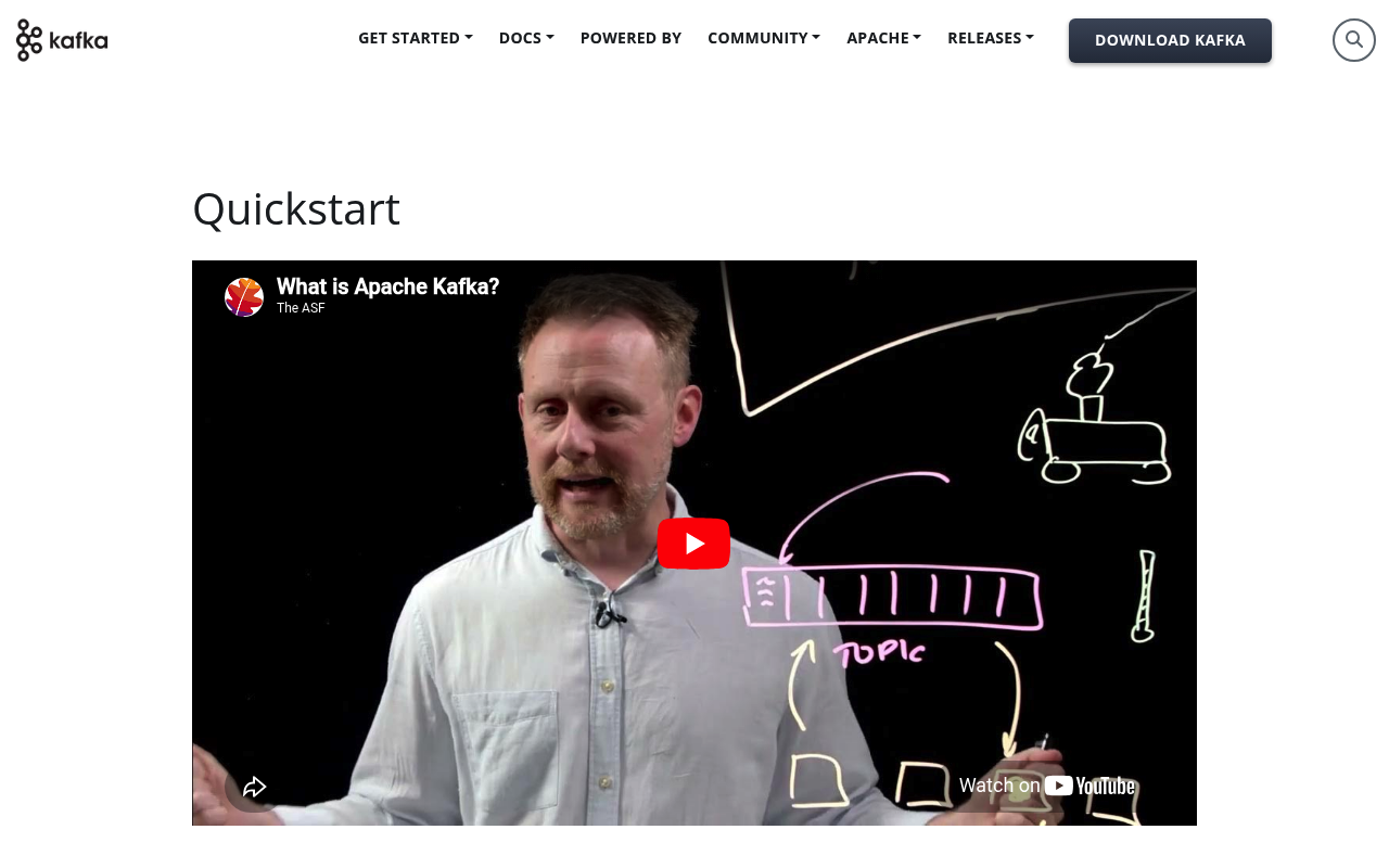 Apache Kafka website screenshot