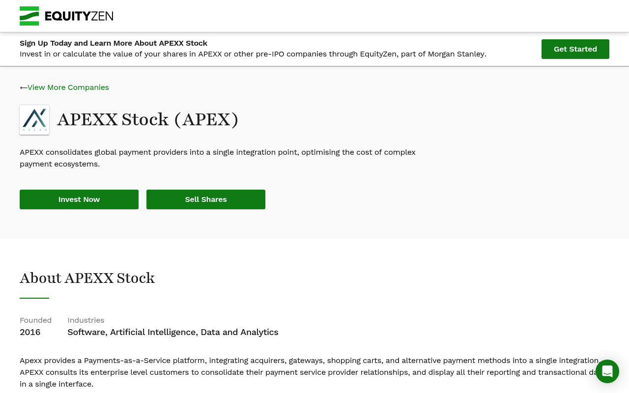 Apexxfintech screenshot