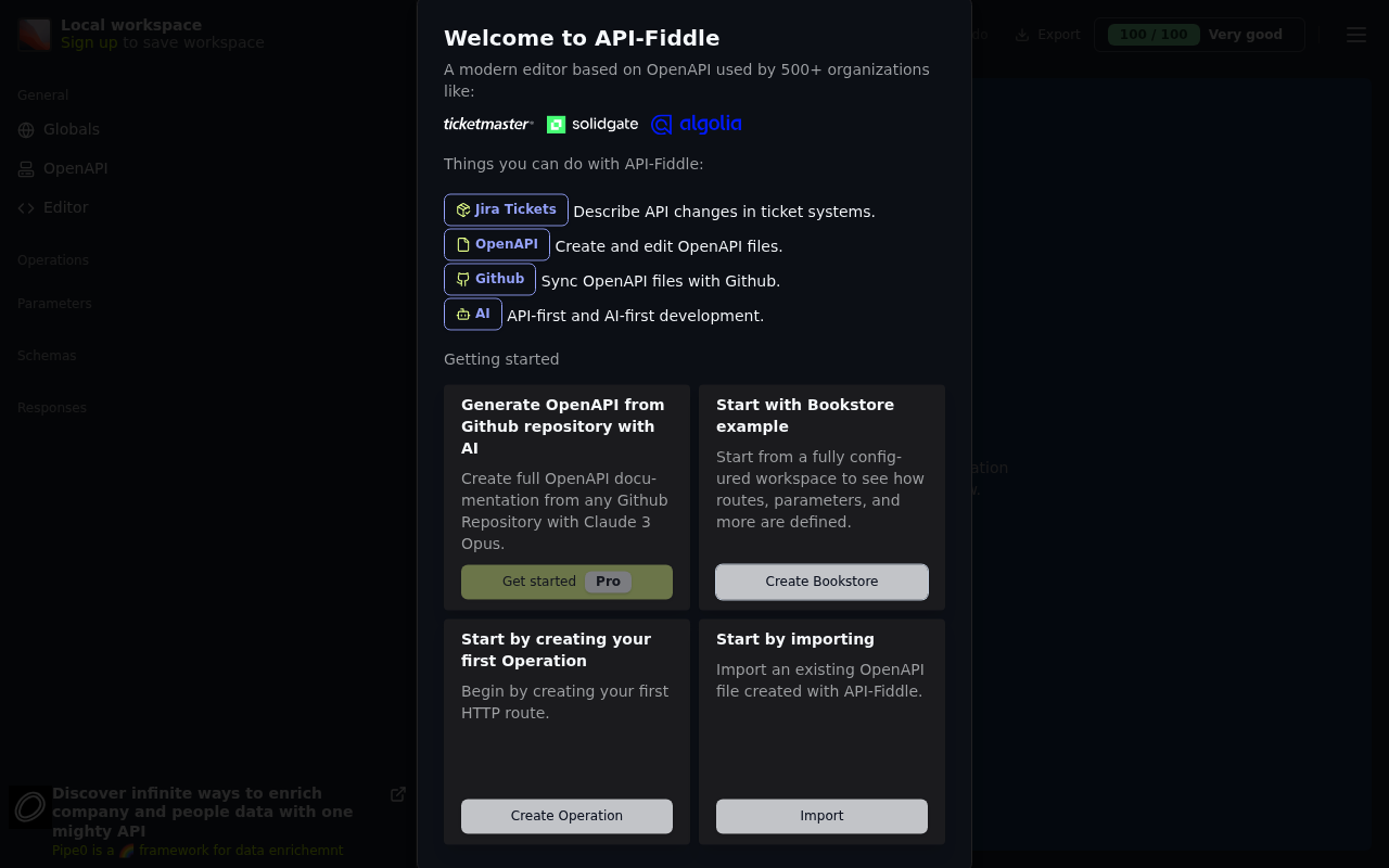 API-Fiddle website screenshot