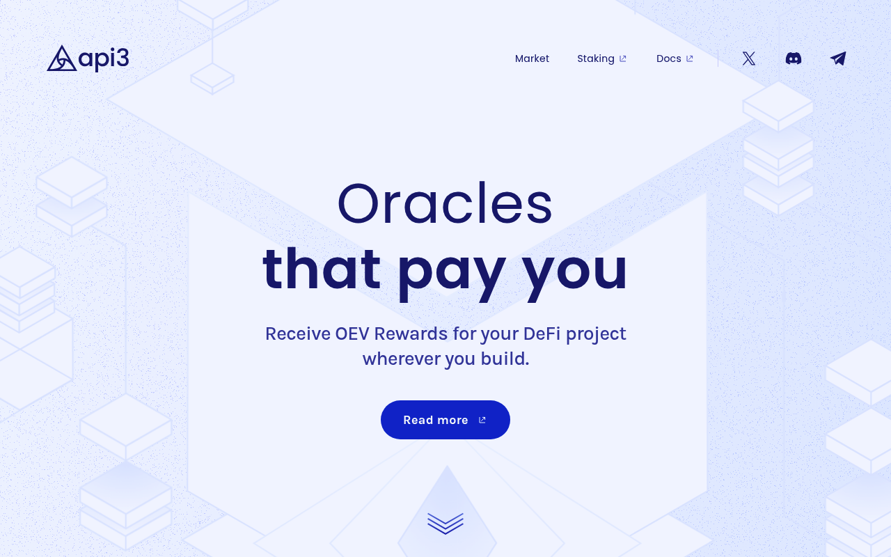 API3 website screenshot