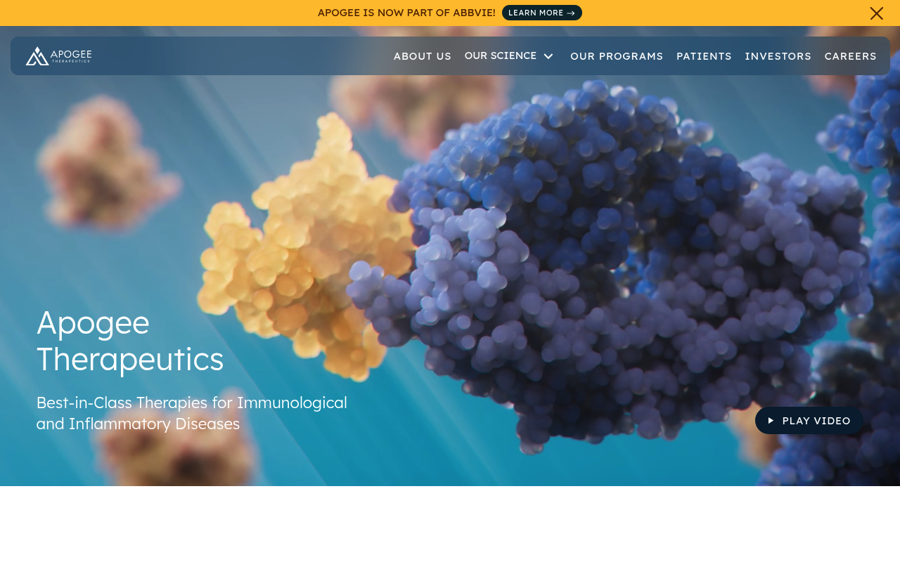 Apogee Therapeutics screenshot