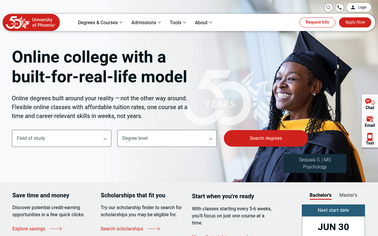 Apollo Education Group screenshot