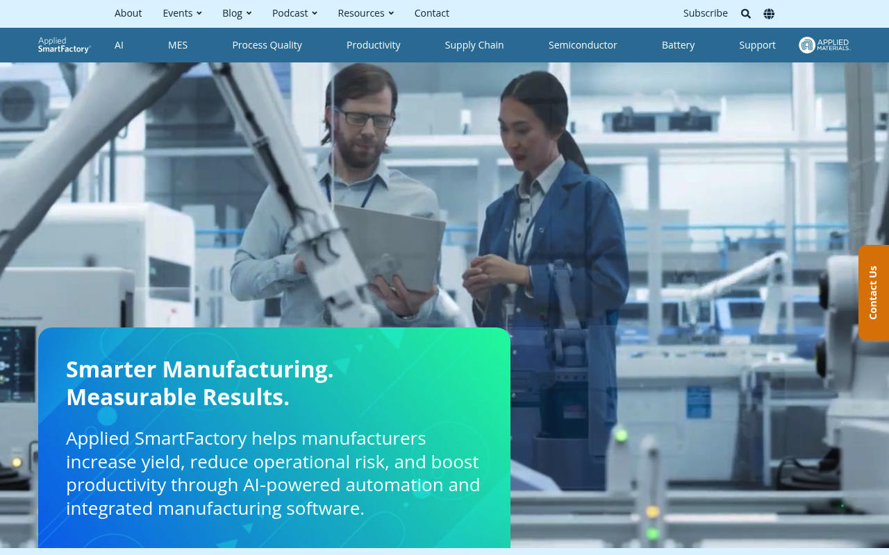 Applied Materials screenshot