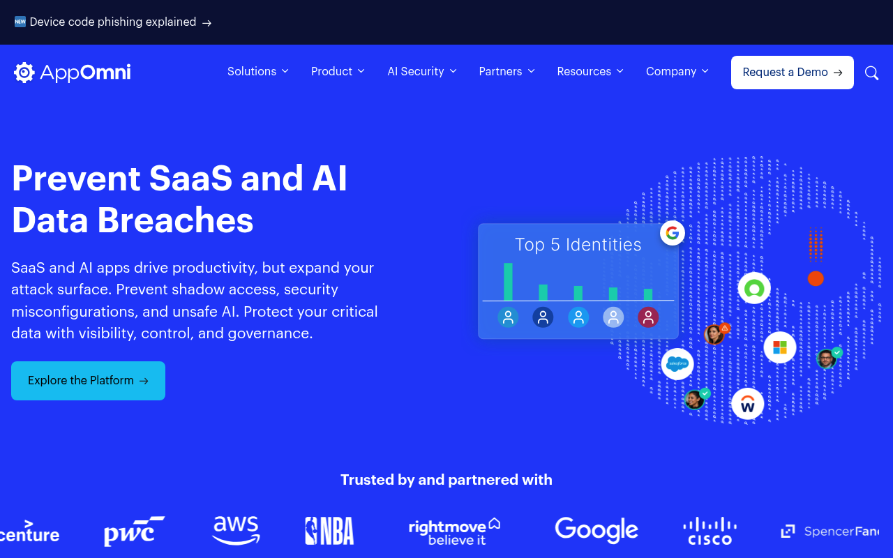 AppOmni website screenshot