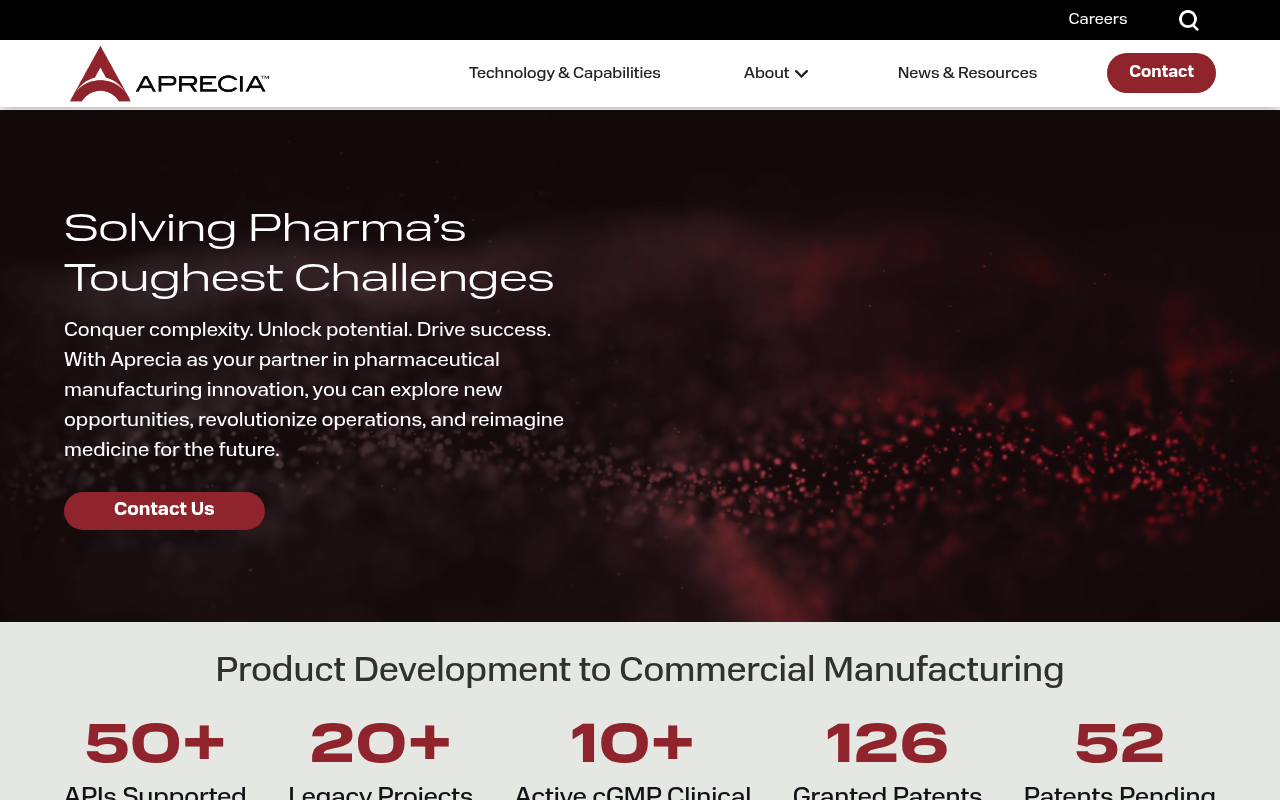 Apreciapharmaceuticals screenshot