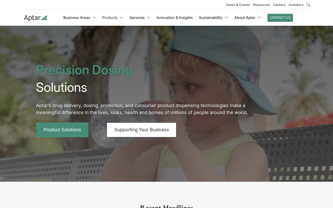 AptarGroup screenshot