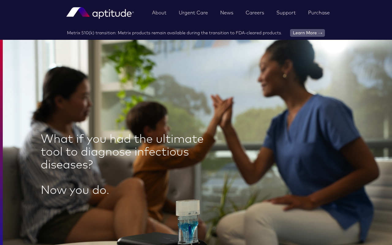 Aptitude Medical Systems screenshot