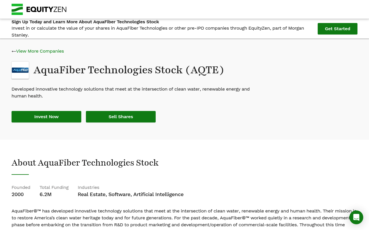 Aquafibertechnologies screenshot