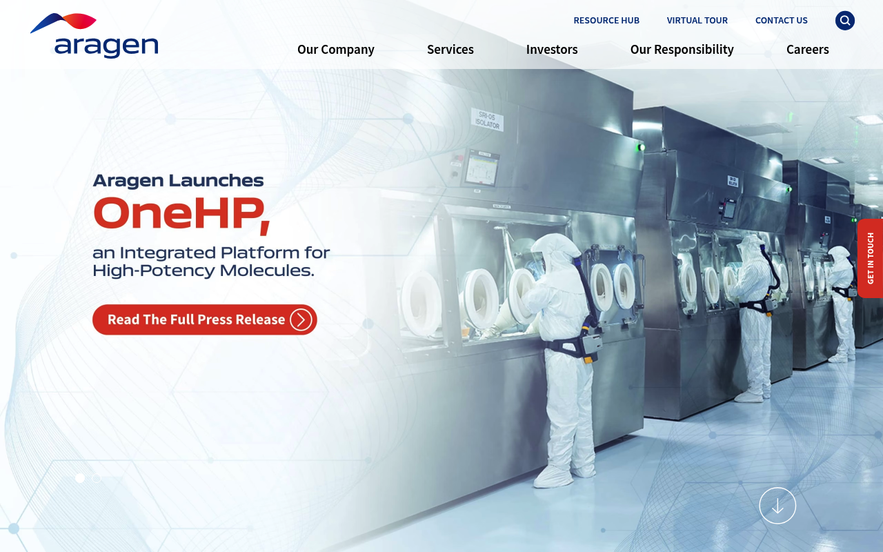 Aragen Life Sciences screenshot
