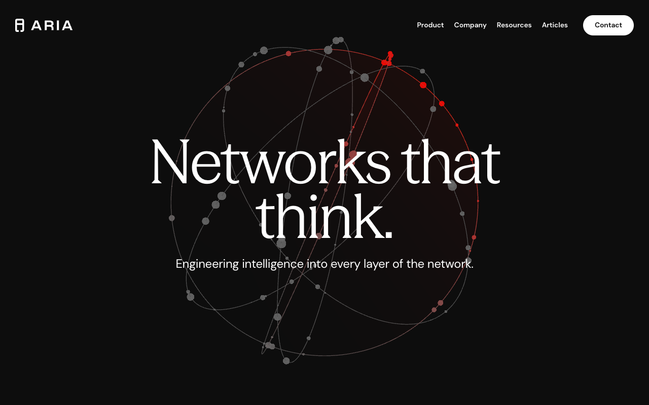 Aria Networks screenshot