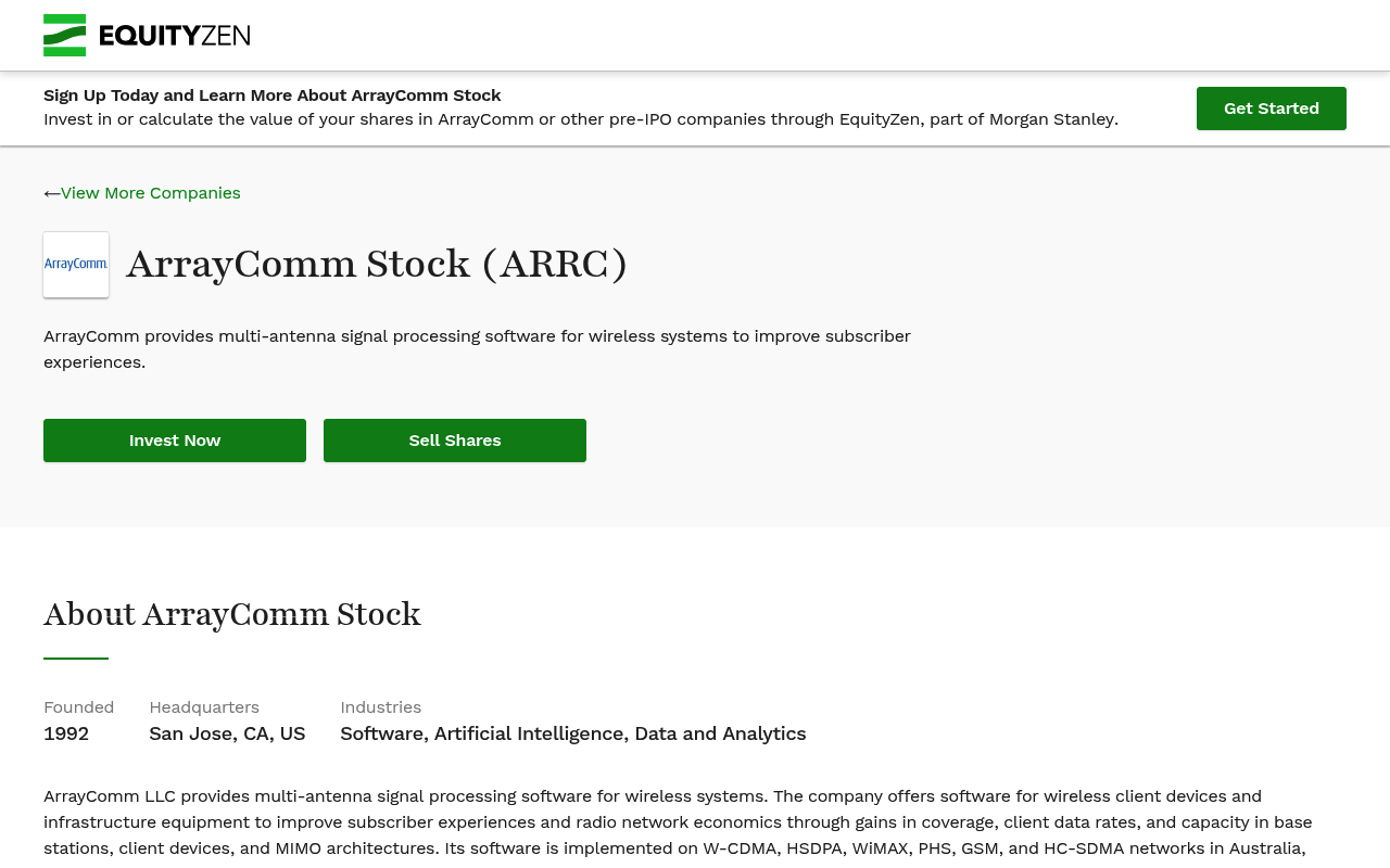 Arraycomm screenshot