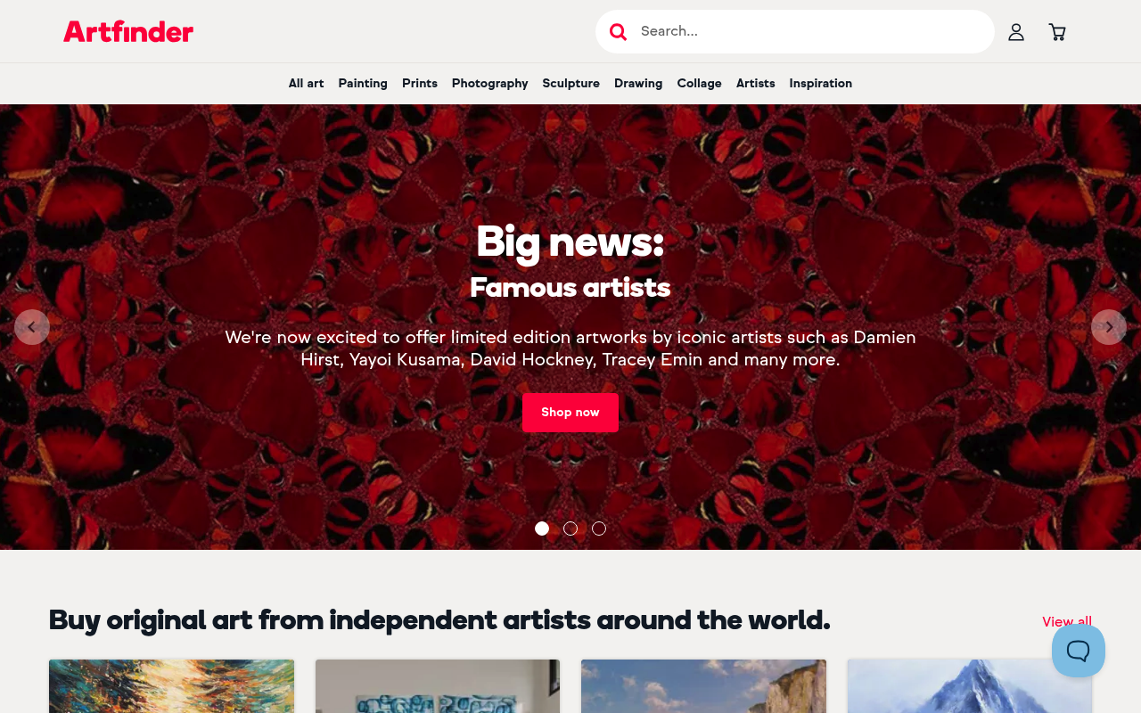 Artfinder screenshot