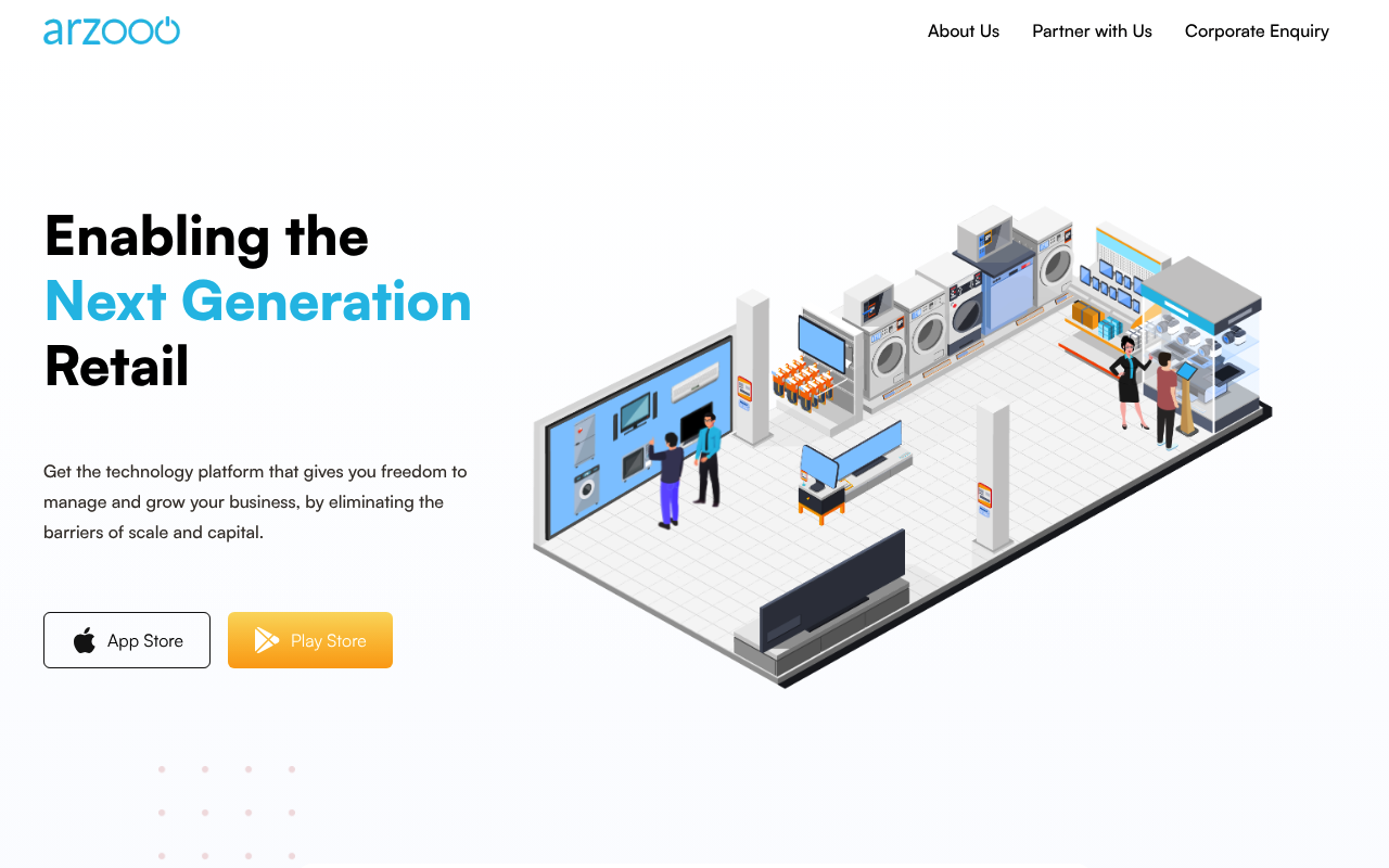 Arzooocom screenshot