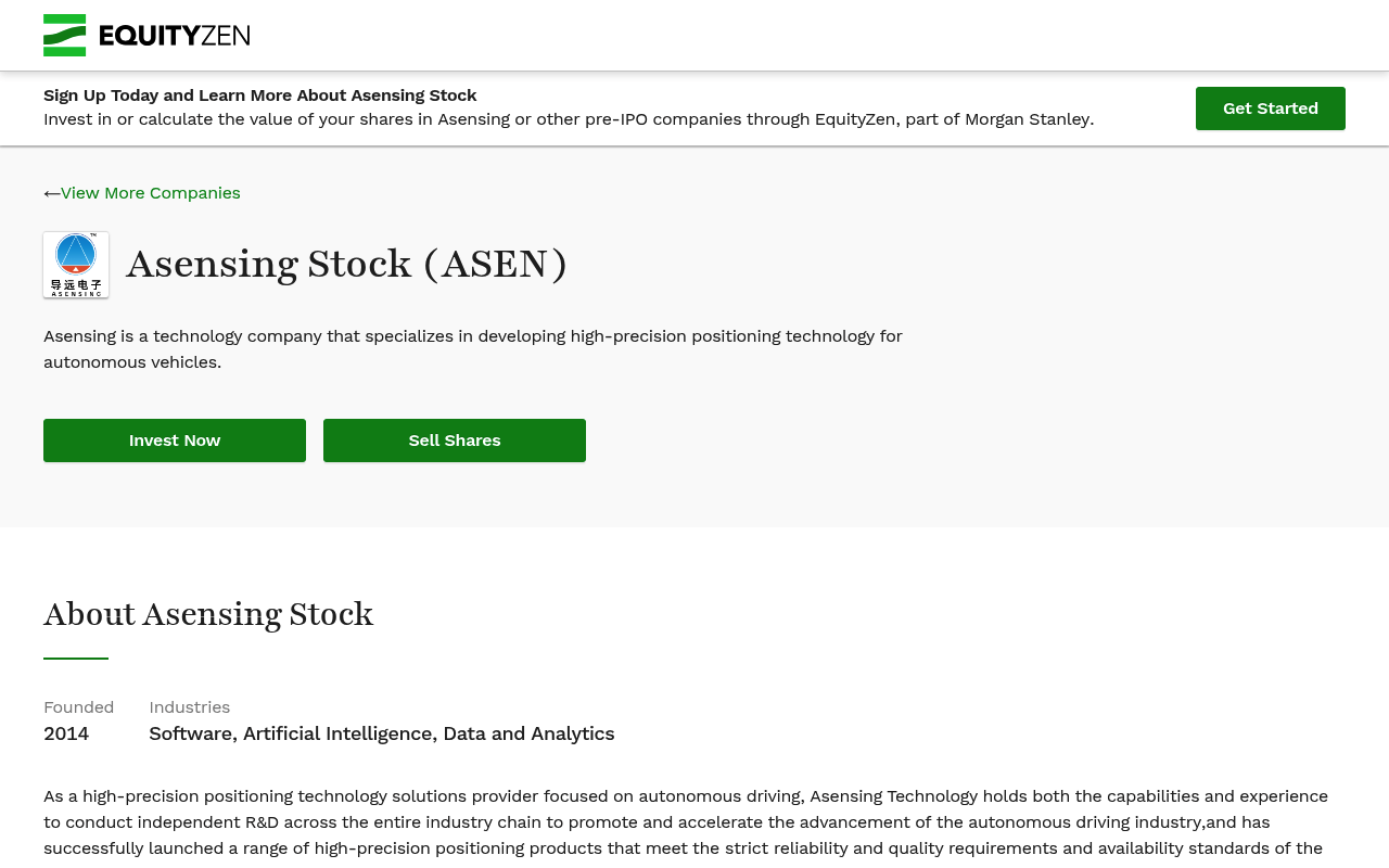 Asensingelectronics screenshot