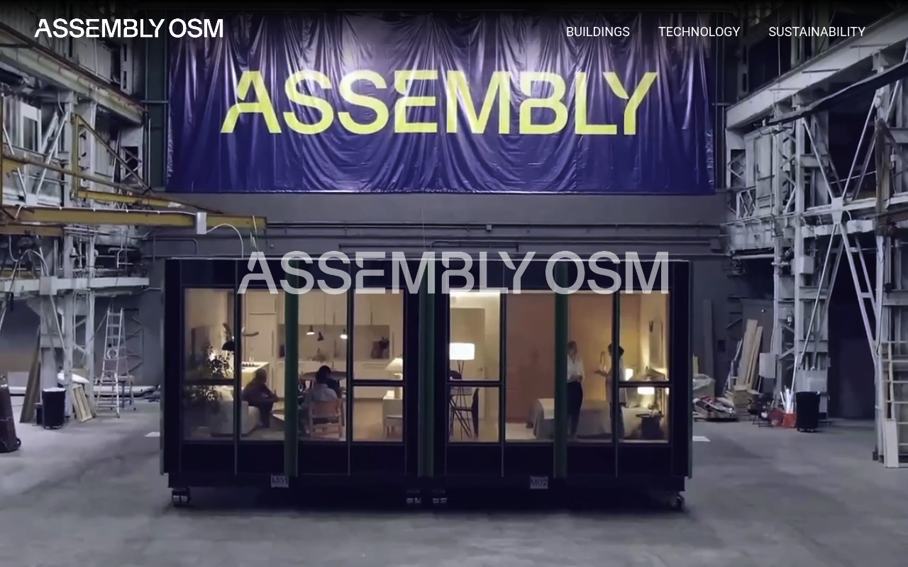 Assembly OSM website screenshot