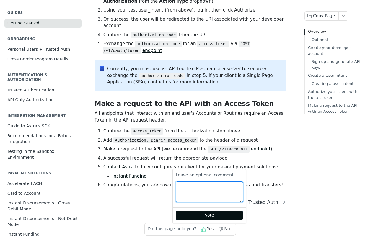 Astra screenshot