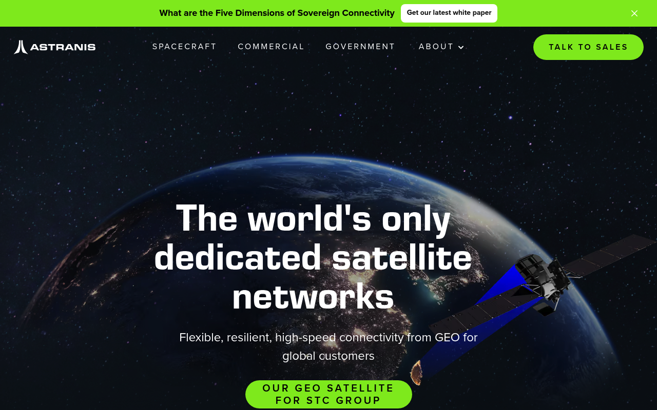 Astranis Space Technologies screenshot