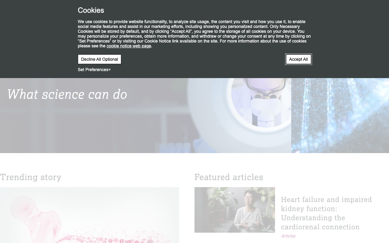 AstraZeneca screenshot
