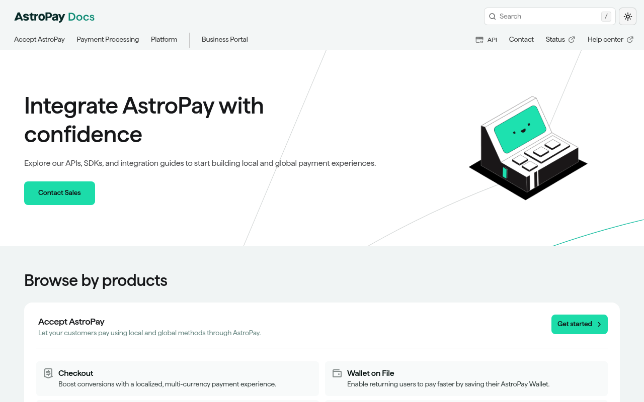 AstroPay website screenshot