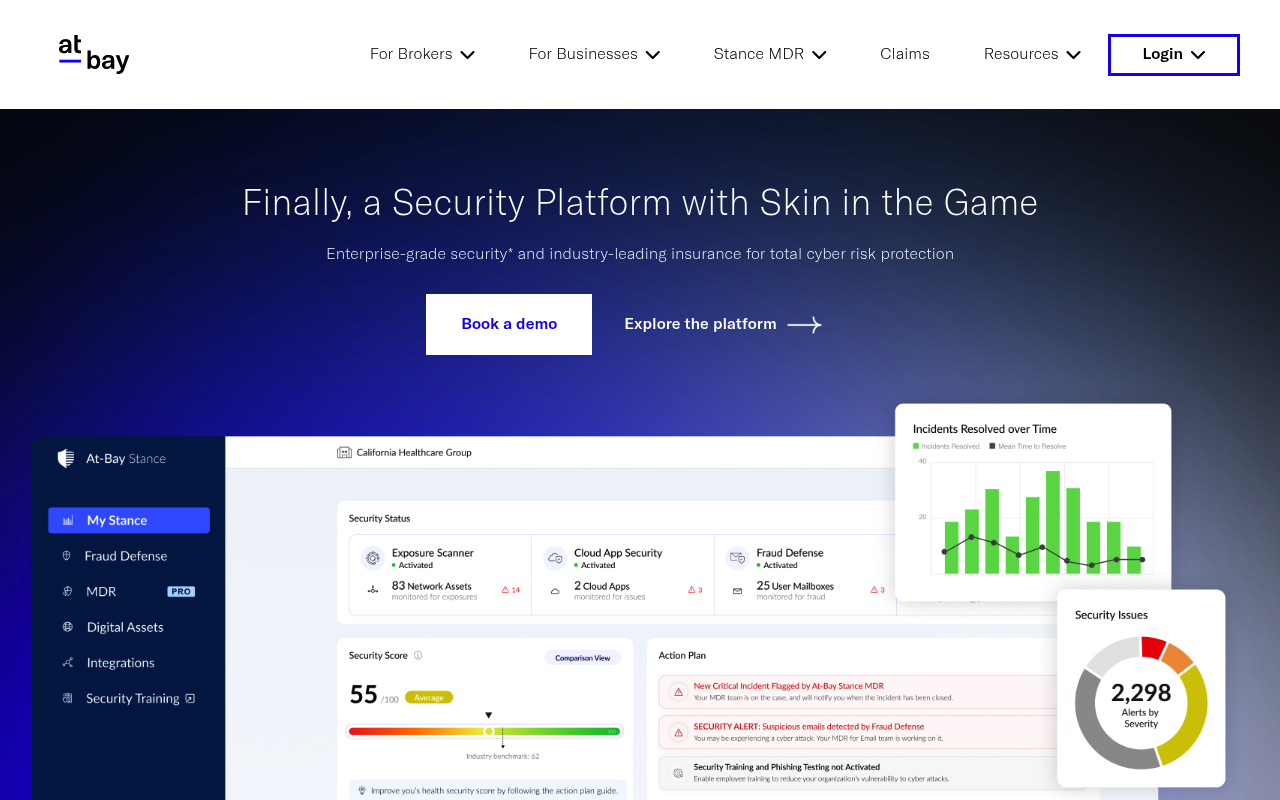 At-Bay website screenshot