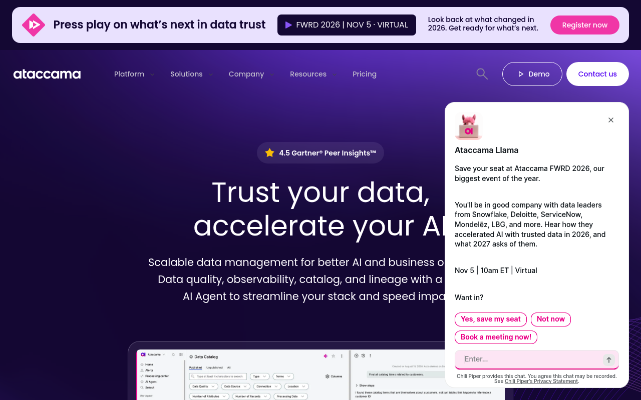 Ataccama screenshot