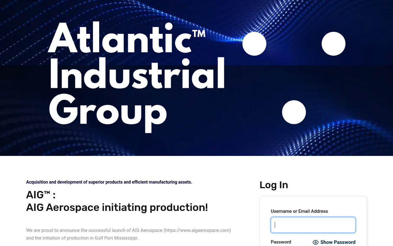 Atlantic Industrial Group screenshot