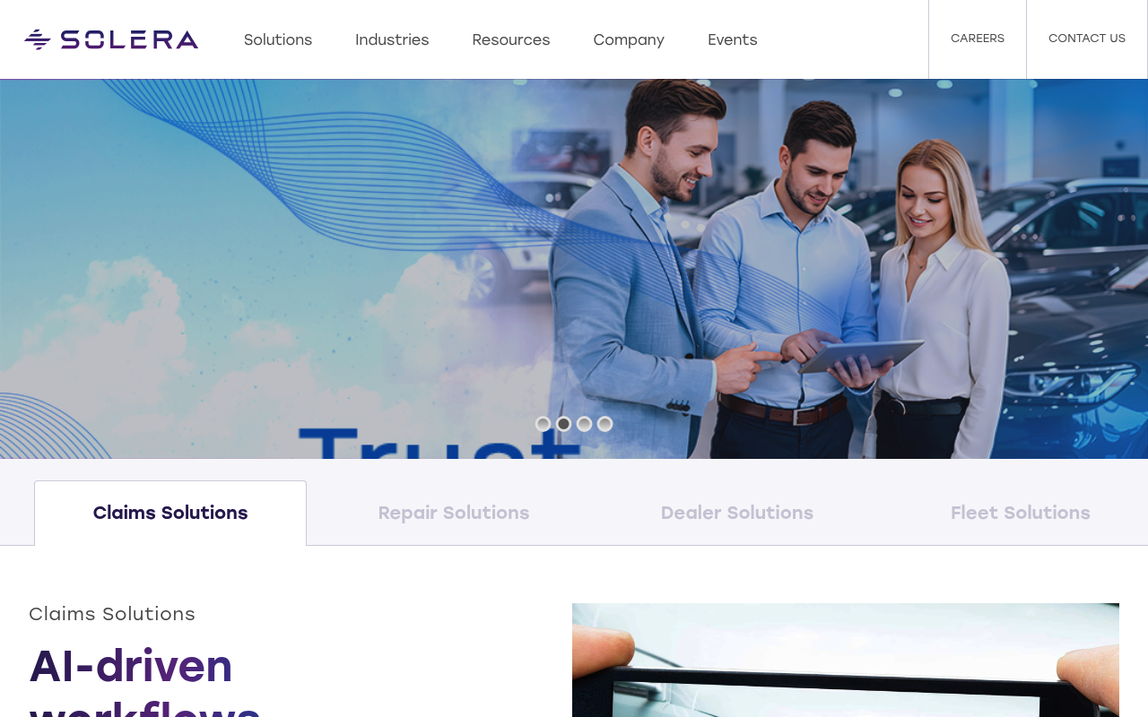 Audatex website screenshot