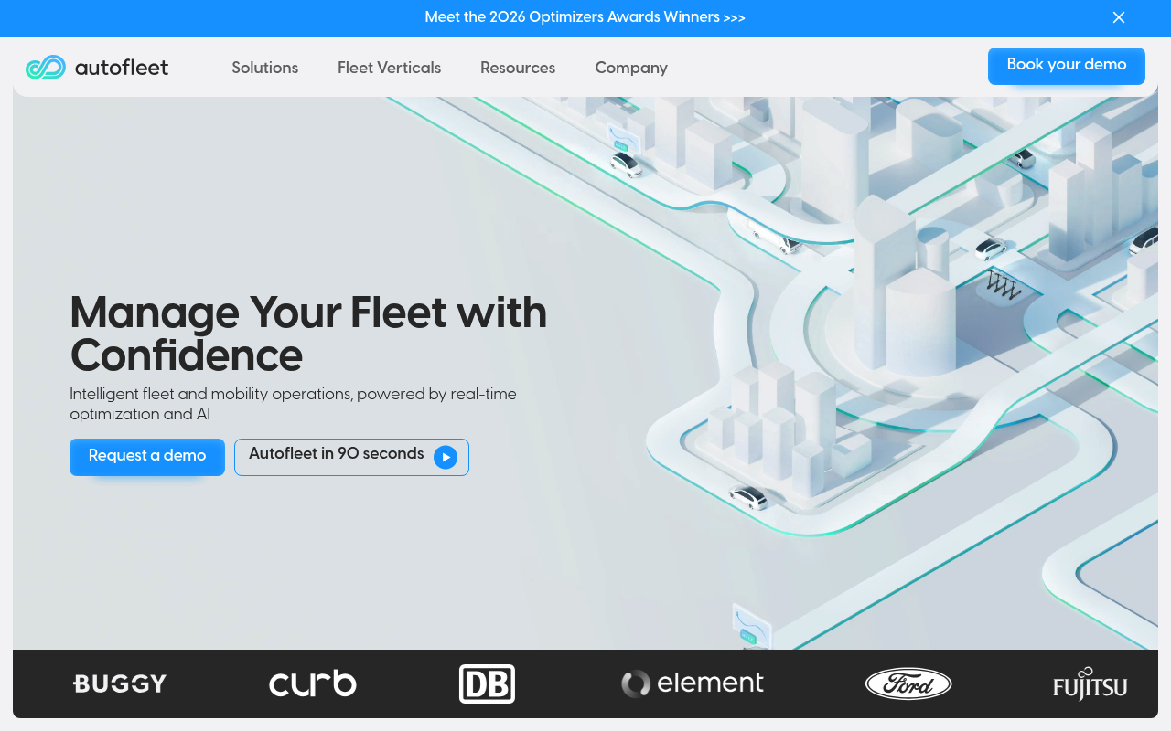 Autofleet website screenshot