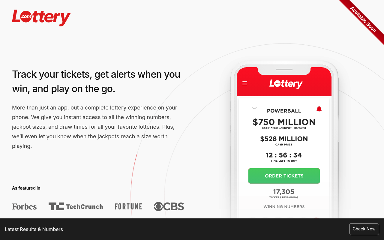 AutoLotto website screenshot