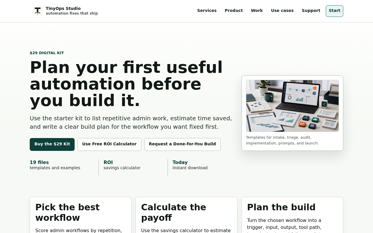 Automation Preflight API screenshot