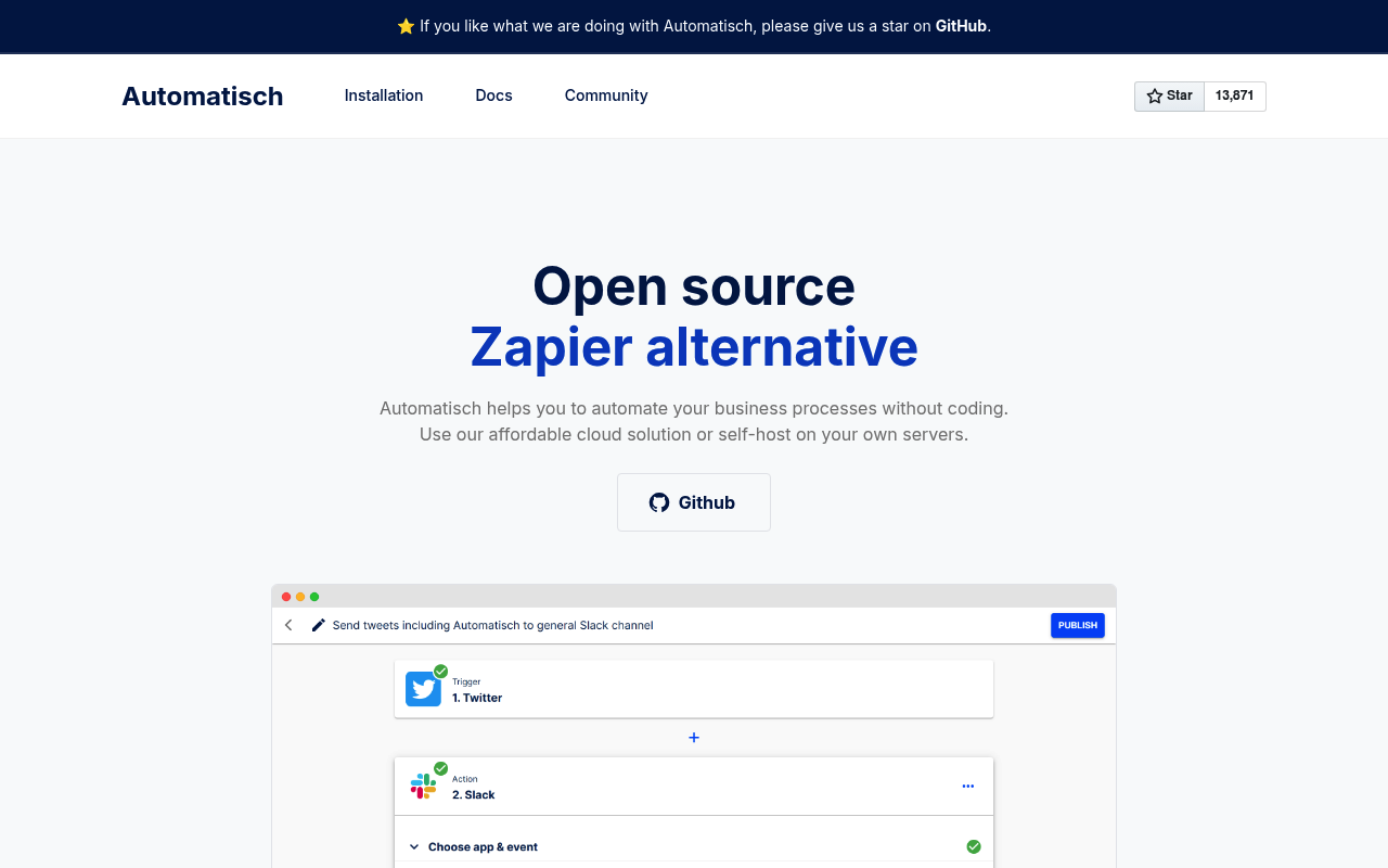 Automatisch website screenshot