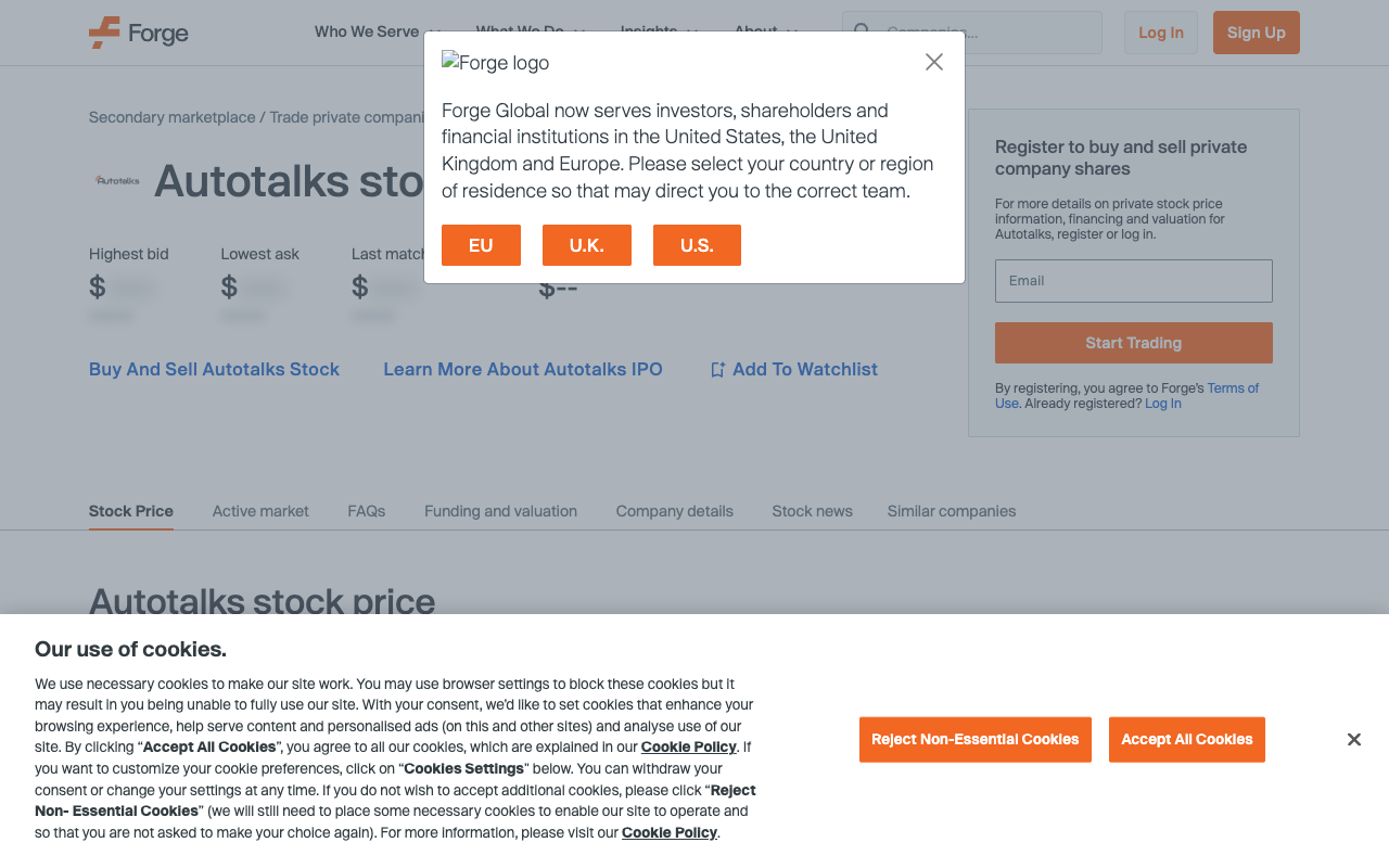 Autotalks screenshot