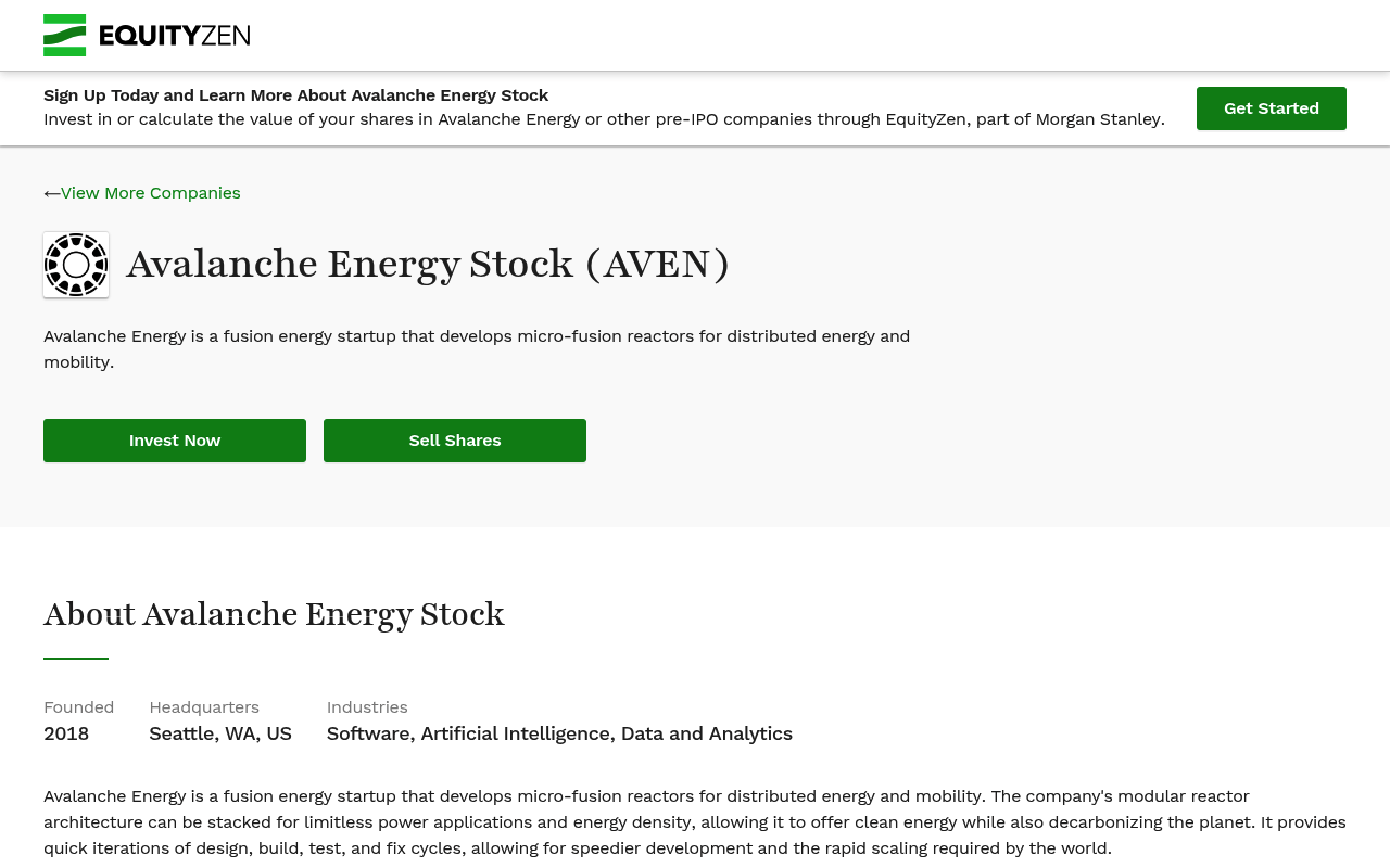 Avalancheenergybb4f screenshot