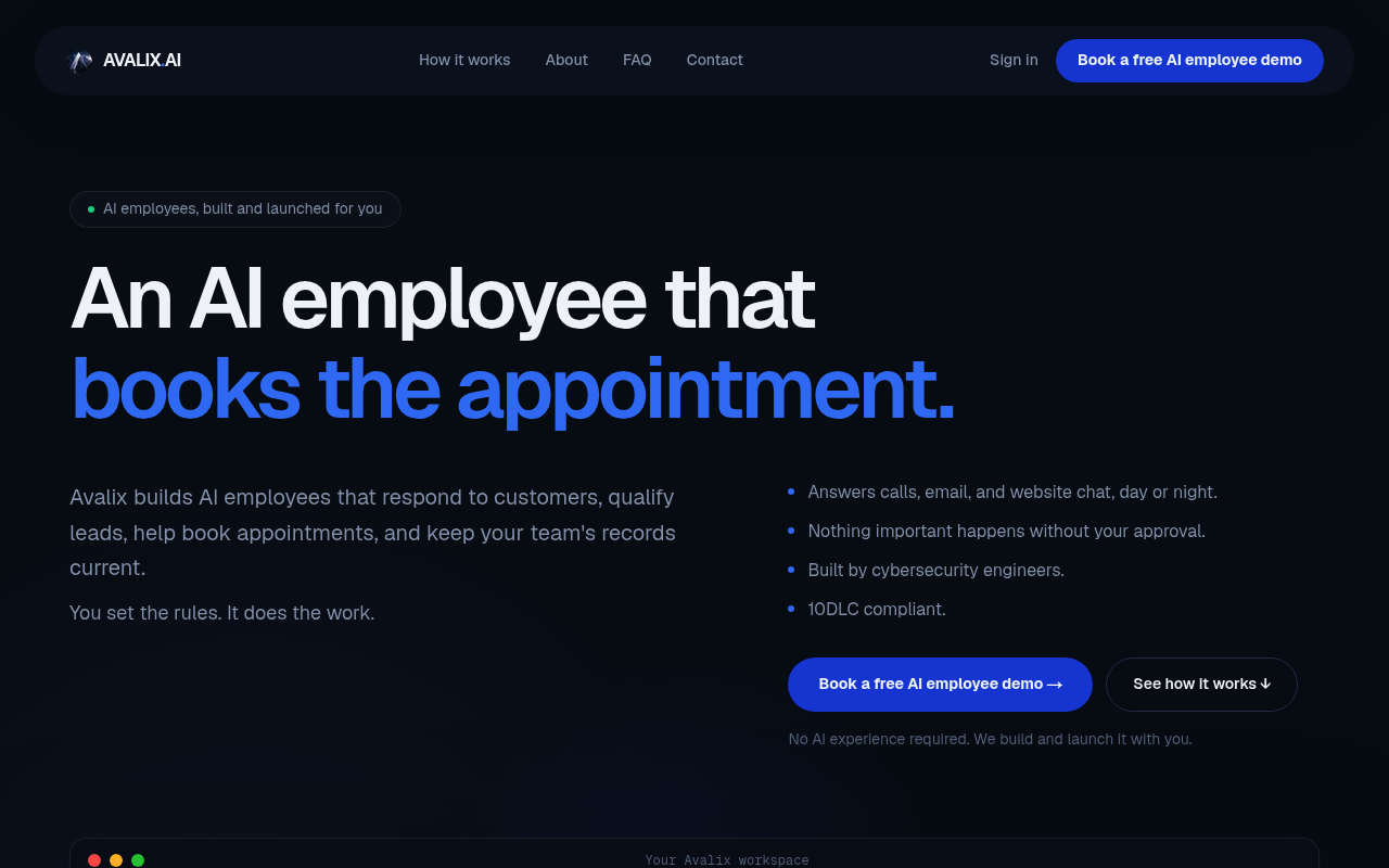 Avalix screenshot