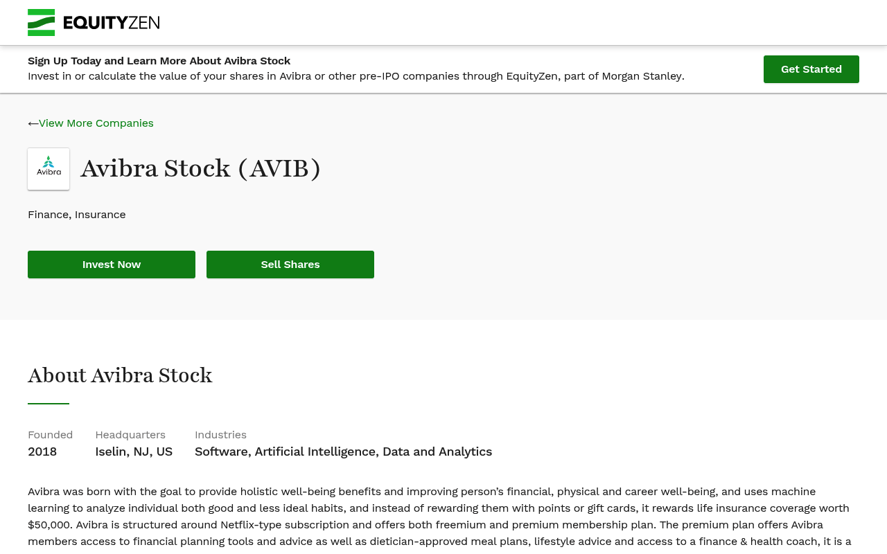 Avibra screenshot
