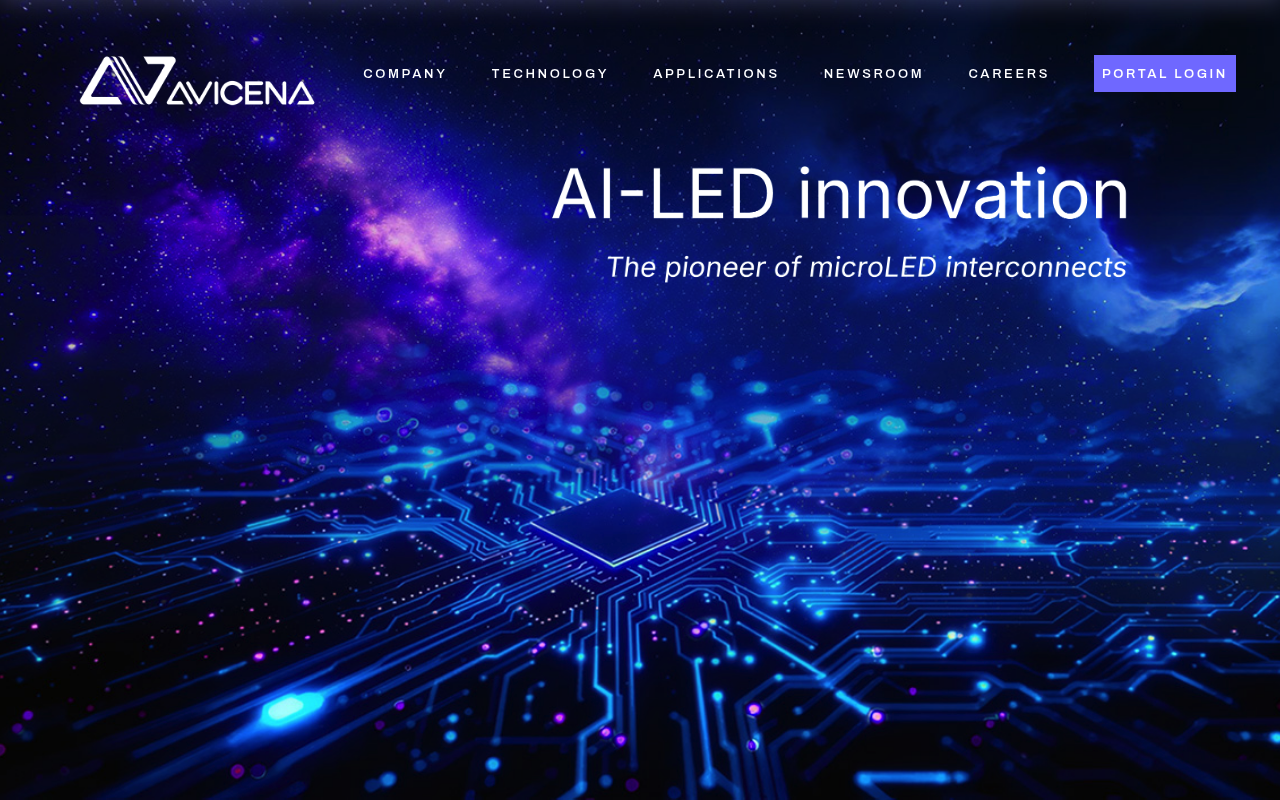 Avicena Tech website screenshot
