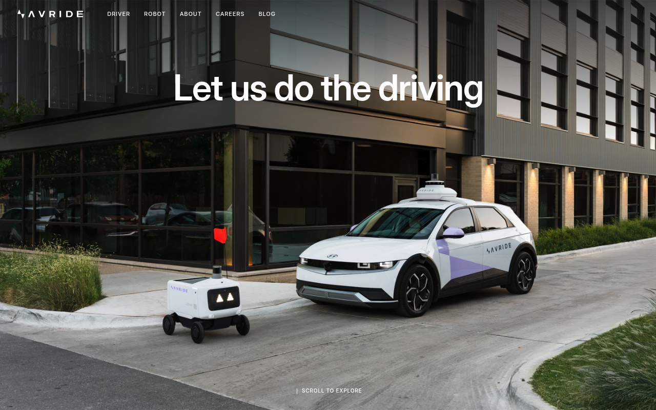 Avride screenshot
